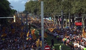 Espagne: les indépendantistes catalans dans la rue