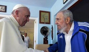 Le pape reçu par Fidel Castro à son domicile de La Havane