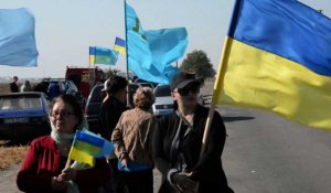 Ukraine: les Tatars de Crimée entament un blocus économique
