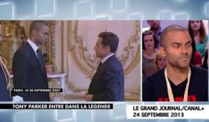 Tony Parker trouve Sarkozy "plus impressionnant" que Hollande