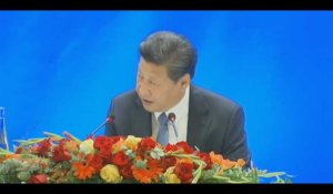 Comment les télés US évoquent la visite de Xi Jinping, en 42 secondes