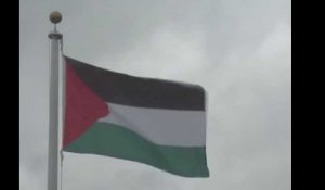 Le drapeau palestinien à l'ONU, à travers les télés dans le monde
