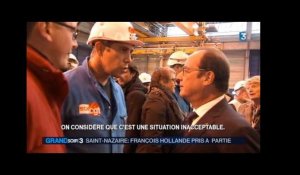 Un syndicaliste refuse de serrer la main de François Hollande - ZAPPING ACTU DU 14/10/2015