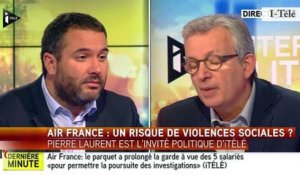TextO' : Air France - Pierre Laurent (PCF) : «Ce qu'il s'est passé hier matin est indigne de la République»