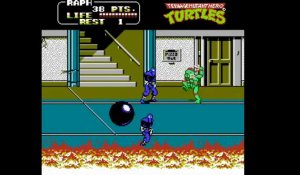 Teenage Mutant Ninja Turtles 2 : The Arcade Game - niveau 1
