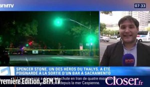 BFM TV : l'agression de Spencer Stone le héros du Thalys en vidéo