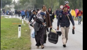En Autriche, des centaines de migrants sur la route