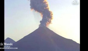 L'impressionnante éruption du volcan Colima au Mexique