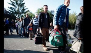 Les premiers réfugiés venus d'Allemagne accueillis à Champagne-sur-Seine