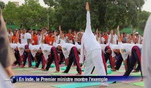 A New Delhi, Séoul ou Paris, le yoga fête sa première journée internationale