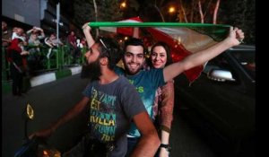 Les Iraniens célèbrent l'accord nucléaire à Téhéran
