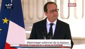 Panthéon : le discours de François Hollande