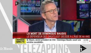 Hommage à Dominique Baudis : "Un humaniste" avec "beaucoup de qualités"