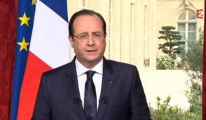 L'intégralité de l'intervention de Hollande en vidéo