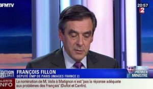 "Le choix du Premier ministre n'est pas très important", selon Fillon