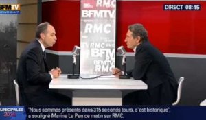 "Le FN est l'allié objectif du PS", selon Jean-François Copé