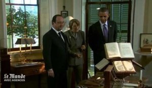Obama et Hollande visitent la résidence de Jefferson