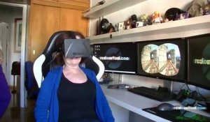 Quand le casque "Oculus Rift" fait hurler de peur