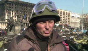 Ukraine : les manifestants réagissent à l'accord de sortie de crise