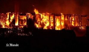 Un village classé par l'Unesco ravagé par les flammes