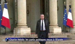Charlie Hebdo: François Hollande a reçu Nicolas Dupont-Aignan, Robert Hue et François Bayrou