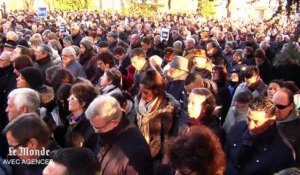 Des centaines de personnes rassemblées en hommage à Ahmed Merabet