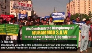 Karachi : des affrontements éclatent entre police et manifestants anti-Charlie Hebdo