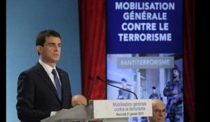 Lutte contre le terrorisme: les principales annonces de Manuel Valls
