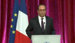 François Hollande évoque les frappes contre l'Etat islamique