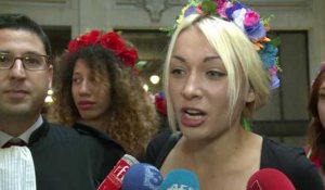 Les Femen relaxées dans la dégradation de Notre-Dame