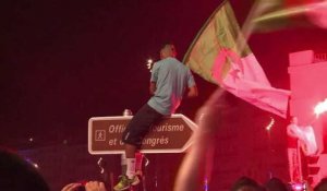 Marseille fête la qualification de l'Algérie
