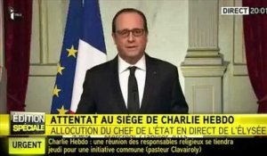 François Hollande : « Notre meilleure arme, c'est notre unité »
