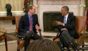 Le prince William rencontre Obama
