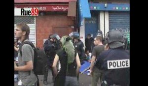 Affrontements avec la police à Montreuil le 13 juillet 2009