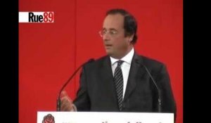 Voeux du 10 janvier de  François Hollande