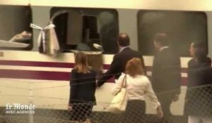 Déraillement d'un train Espagne : le premier ministre Rajoy se rend sur place