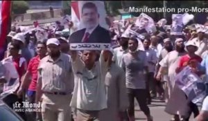 Egypte : les deux camps rivaux ont commencé à manifester