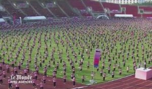 La Thaïlande bat le record du monde de Hula Hoop