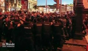 Tensions entre police et manifestants après la condamnation de Navalny