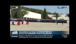 Hommage aux gendarmes tuées à Collobrières