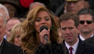 Investiture de Barack Obama : Beyoncé chante l'hymne national américain