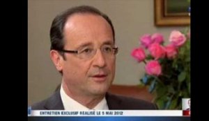 L'interview de François Hollande un jour avant son élection