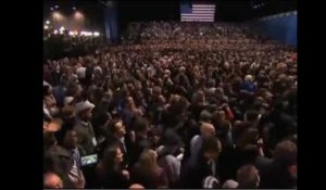A Chicago, la foule attend dans la joie le discours d'Obama