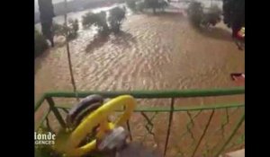 Les inondations en Italie vues du ciel
