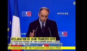 Jean-François Copé : "Dès demain, c'est le temps de la reconquête qui commence"