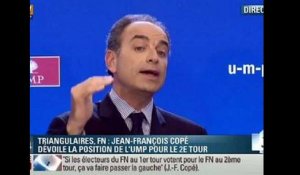 L'UMP refuse de donner des consignes de vote en cas de duel entre la gauche et le FN