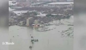 Chine : les inondations vues du ciel