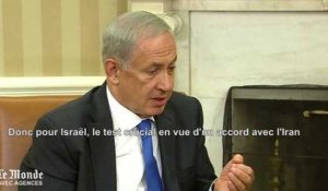 Nétanyahou demande à Obama de maintenir les sanctions contre l'Iran