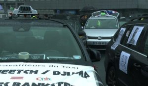 Les taxis européens dénoncent "l'ubérisation" à Bruxelles