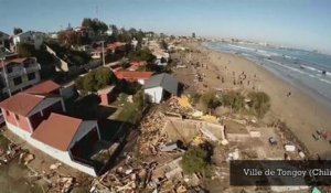 Chili : les dégâts du séisme vus par un drone